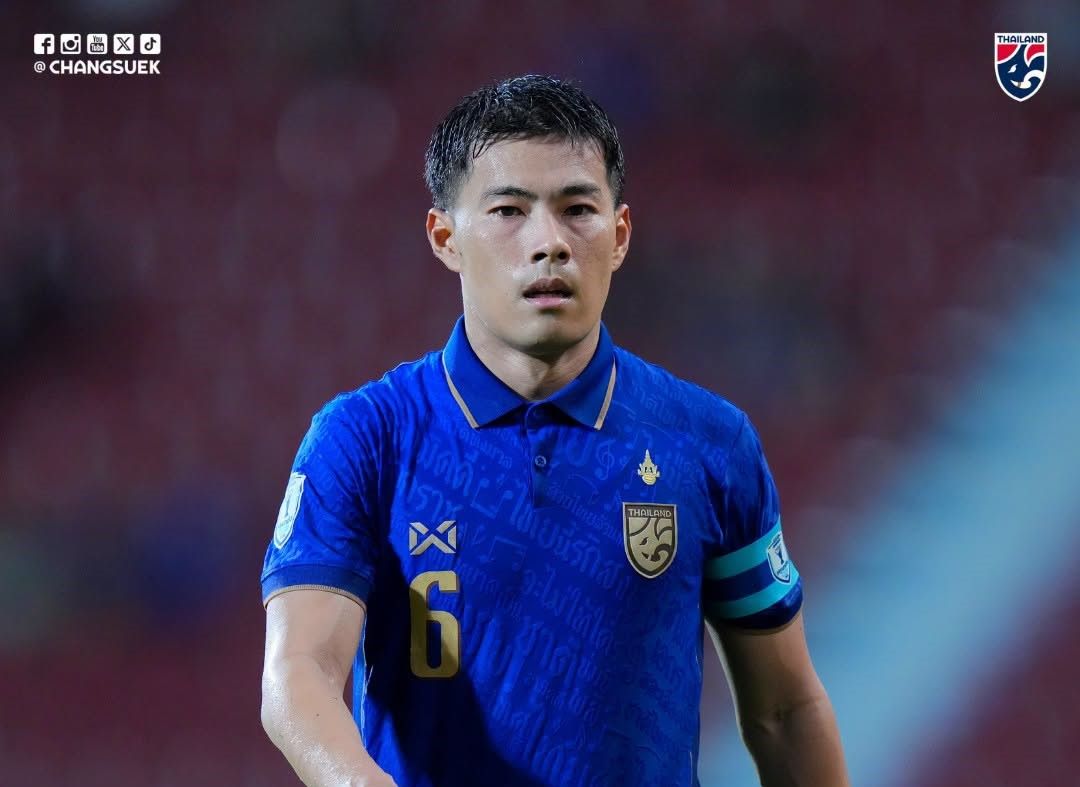 Sarach Yooyen once scored against Vietnam at the 2022 ASEAN Cup final. Photo: FAT