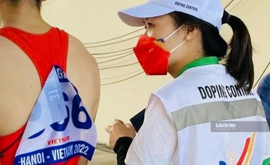 The Vietnam Anti-Doping Agency (VADA) has carried out doping testing sample collection. Photo: Hoai Viet