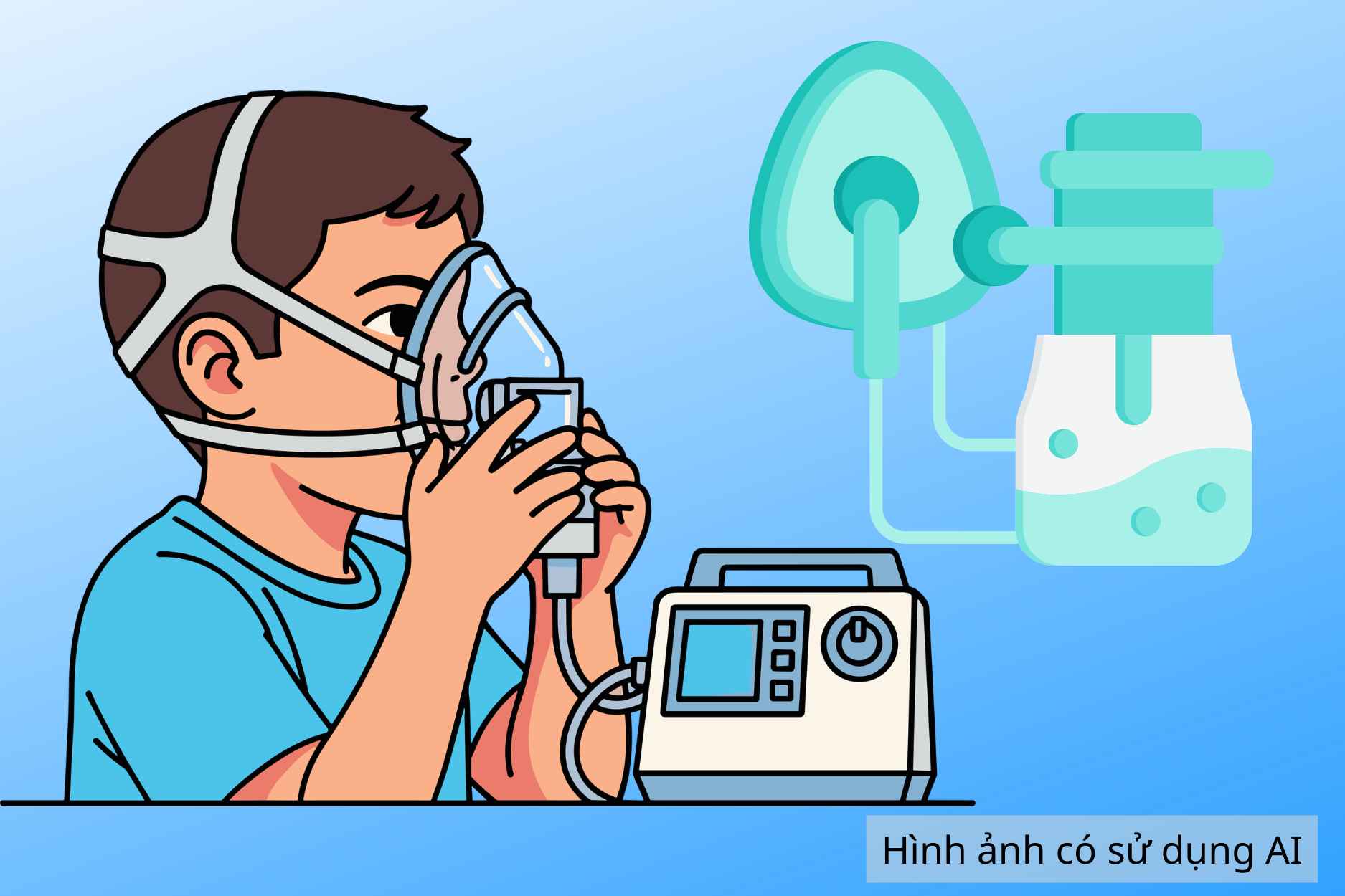 3 steps to correct inhalation for children, parents need to know