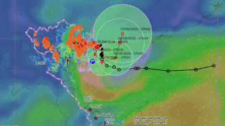 Forecast of the path of storm No. 4 in the next 24 hours and affected areas