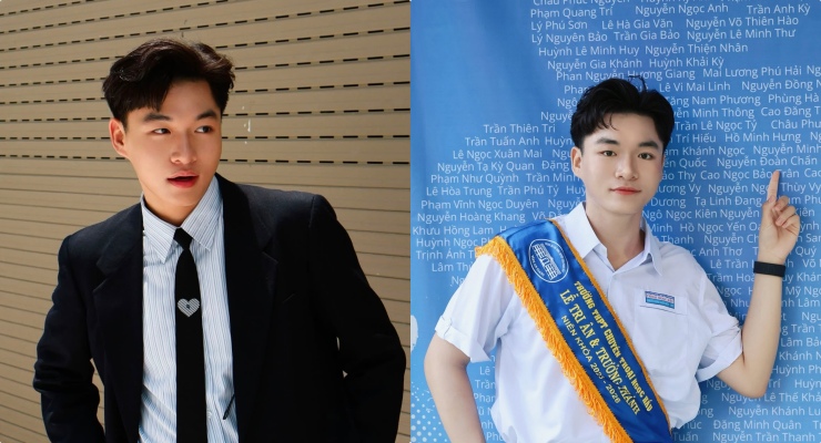 Runner-up Chan Quoc became the valedictorian of the Conservatory of Music. Photo: Artist provided.
