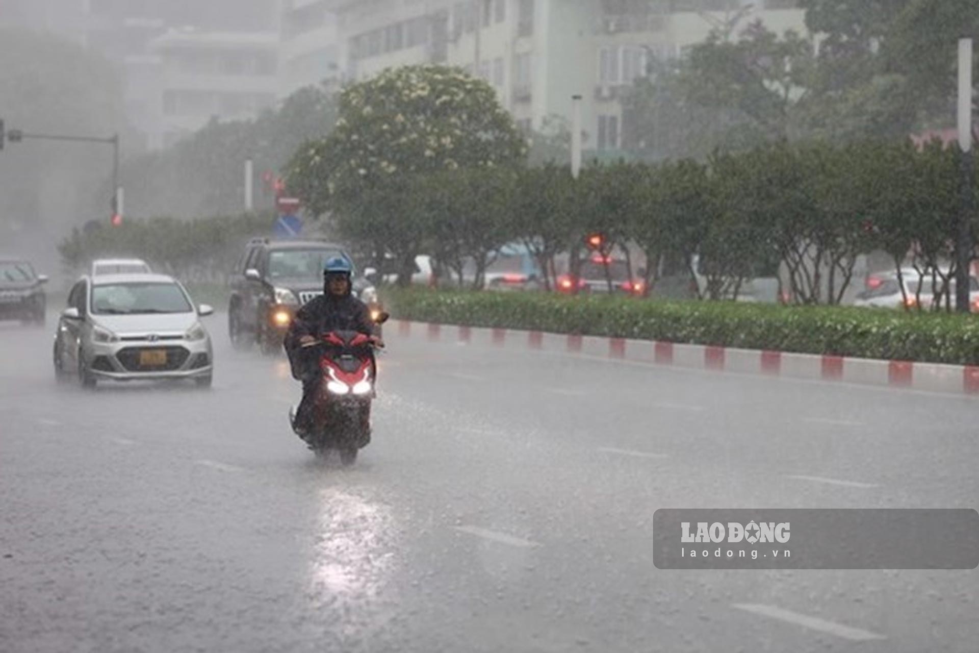 Weather forecast for the North with heavy rain due to the impact of storm No. 4. Photo: Duong Anh