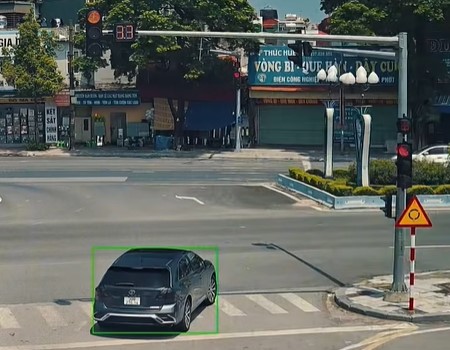Car owner fined remotely in Ninh Binh. Photo: Ninh Binh Traffic Police