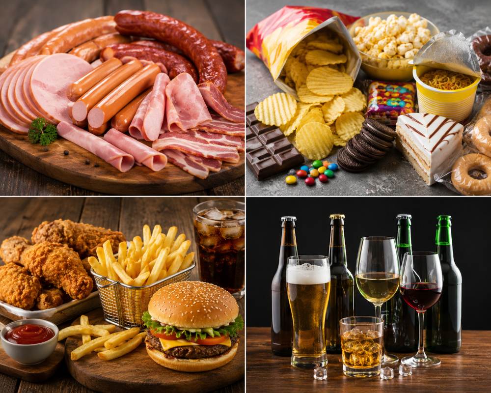 Proactively reducing groups of unhealthy foods and drinks is a solution to help protect a healthy liver. Photo supported by AI