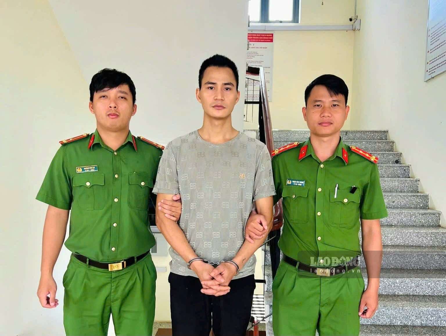 Wanted subject Truong Van Phung was arrested. Photo: Le Thuy