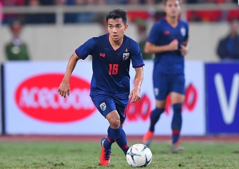 Thai national team star - Chanathip will not participate in ASEAN Cup 2026. Photo: FAT