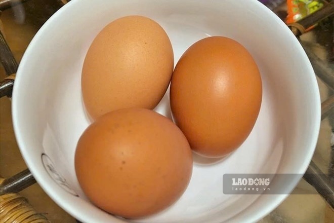 Boiled eggs are chosen by many people to eat to lose weight because they are rich in protein and easy to prepare. Photo: Thanh Thanh.