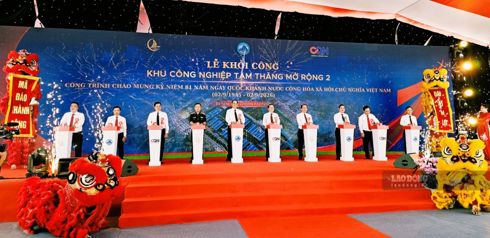 Da Nang starts construction of 110,000ha industrial park, towards sustainable employment for local workers. Photo: Nguyen Hoang
