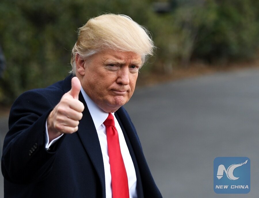 El presidente estadounidense Donald Trump. Foto: Xinhua