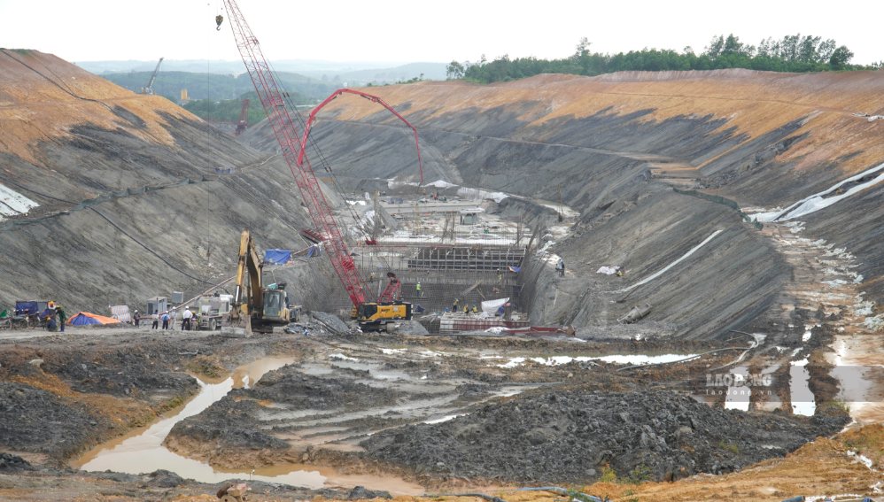 Về mặt bằng, toàn bộ 92,09 ha/192 thửa đất đã hoàn thành bàn giao, các hộ thuộc diện tái định cư đã được bố trí. Ảnh: HAC