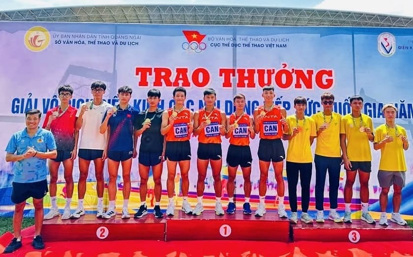 Athletes compete at the 2026 National Relay Championships. Photo: Duc Thanh