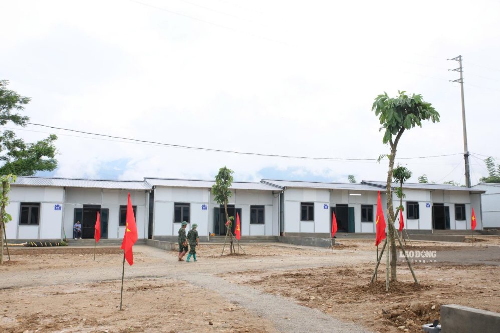 Lai Chau province builds a concentrated resettlement area in Muong Than commune. Photo: Thanh An