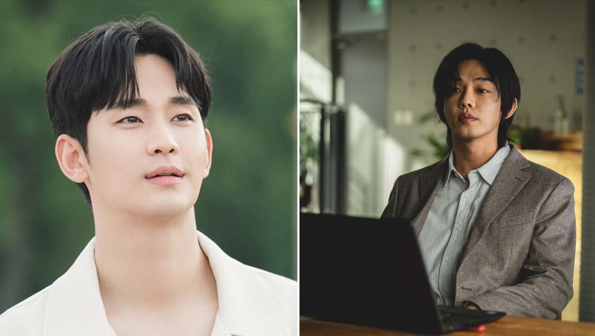 Reappearing after the scandal, Kim Soo Hyun and Yoo Ah In face two extremes of public opinion. Photo: Netflix