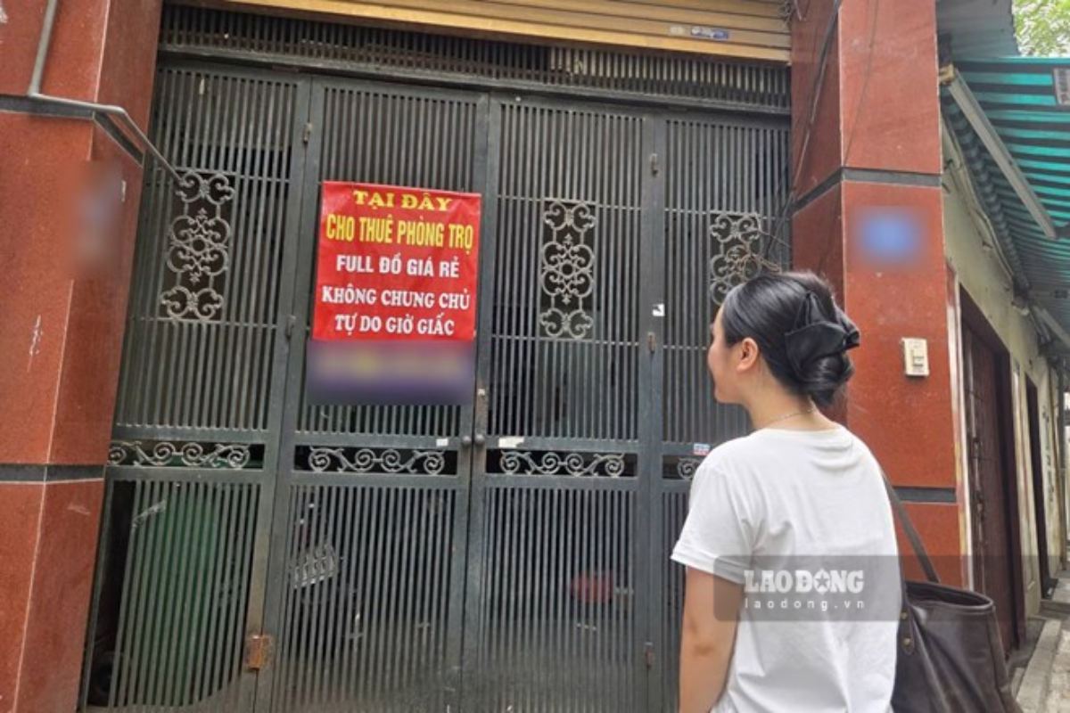 Hanoi's boarding house market is bustling as the new school year approaches. Photo: Nhu Ha
