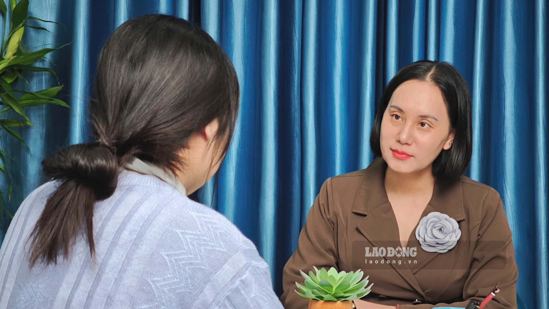 Master of Psychology Bui Thi Hai Yen - Founder and CEO of NHC Vietnam Human Psychology and Development System. Photo: Huyen Trang