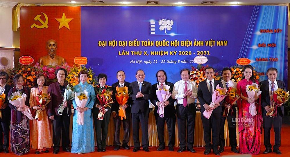 Ban chấp hành Hội Điện ảnh Việt Nam nhiệm kỳ 2026-2031. Ảnh: Minh Vũ