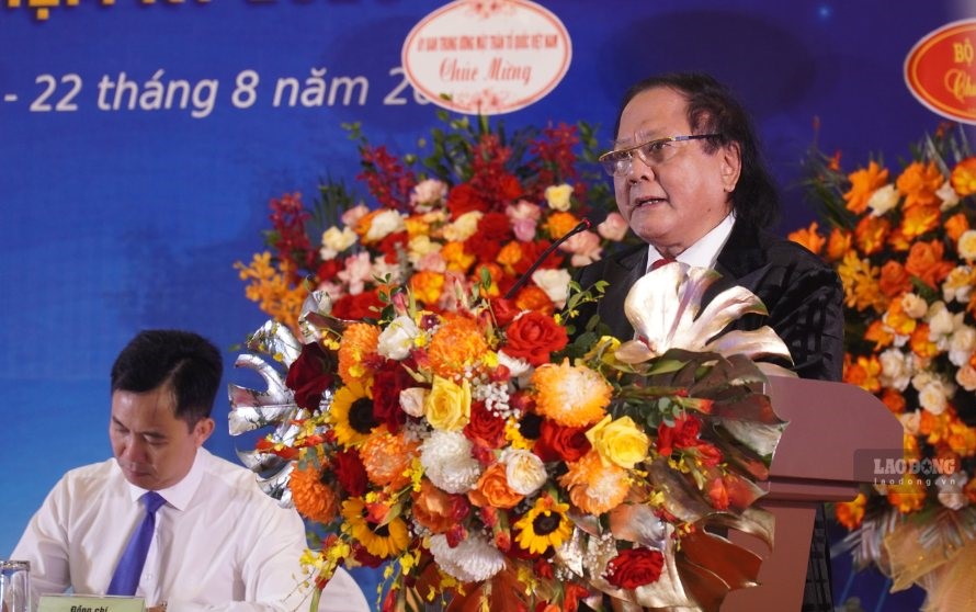PGS.TS Đỗ Lệnh Hùng Tú phát biểu. Ảnh: Minh Vũ