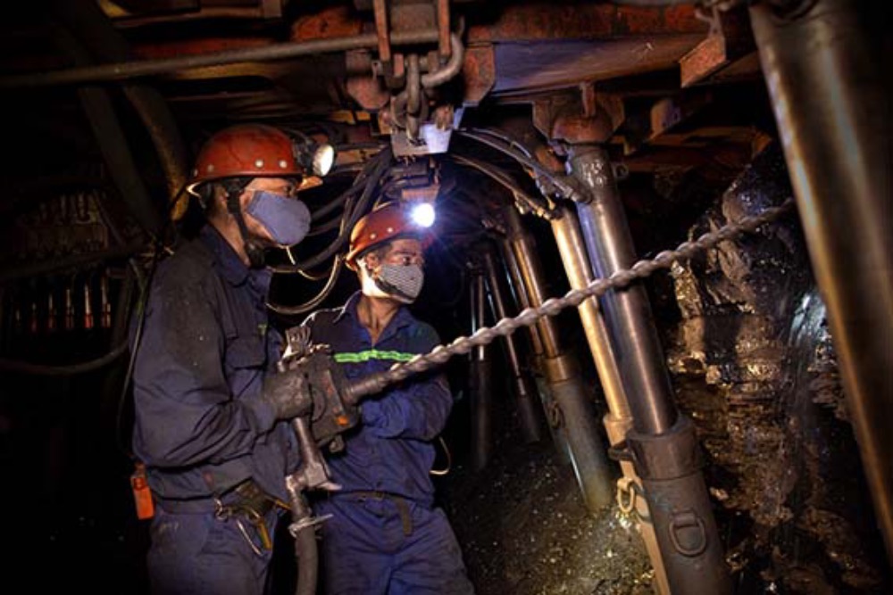 Workers of Nui Beo Coal Joint Stock Company always respond to emulation movements launched by the trade union. Photo: Nui Beo Coal Joint Stock Company