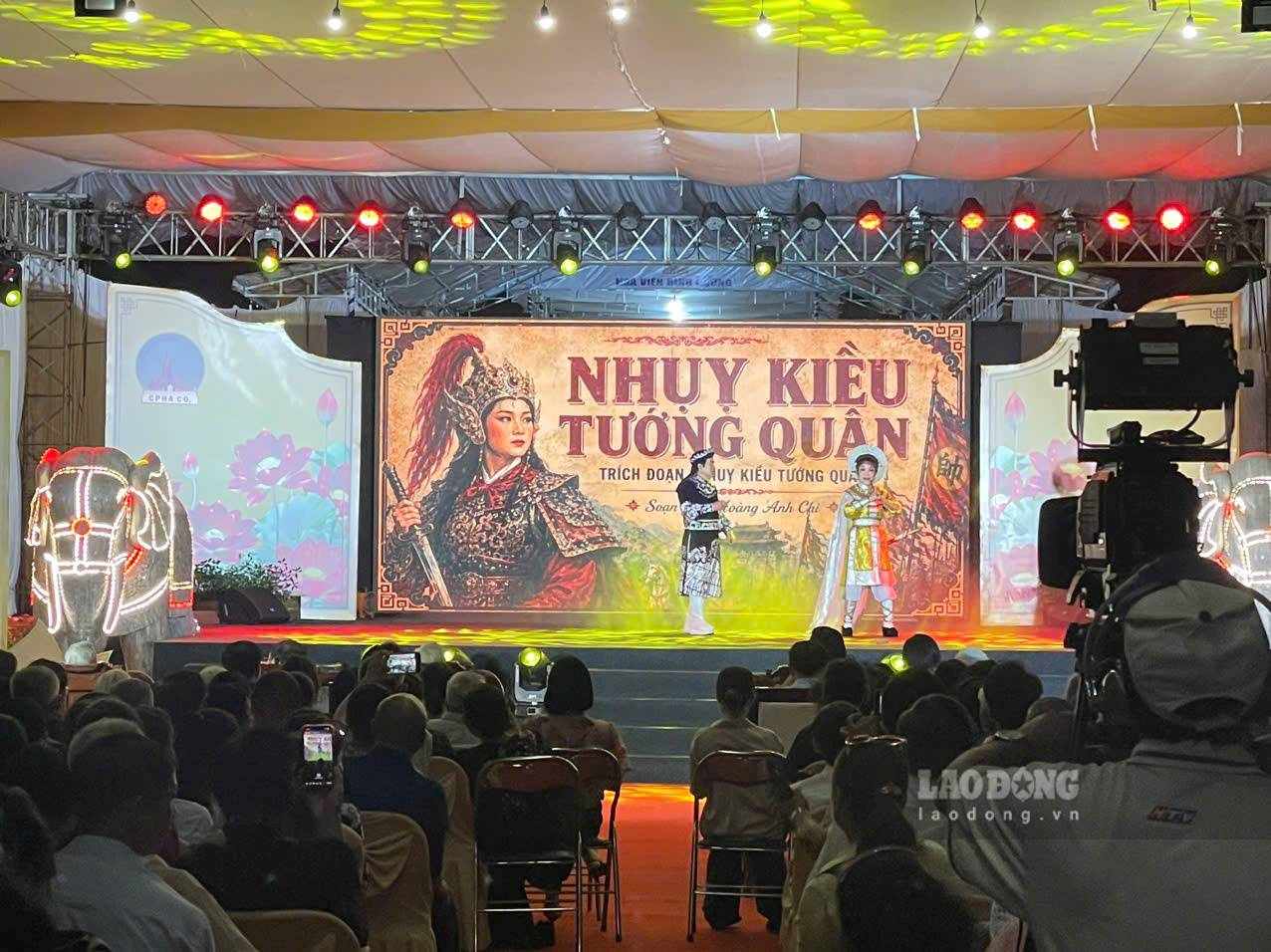 Nhiều tác phẩm đặc sắc được biểu diễn phục vụ khán giả trong đêm diễn. Ảnh: Đình Trọng