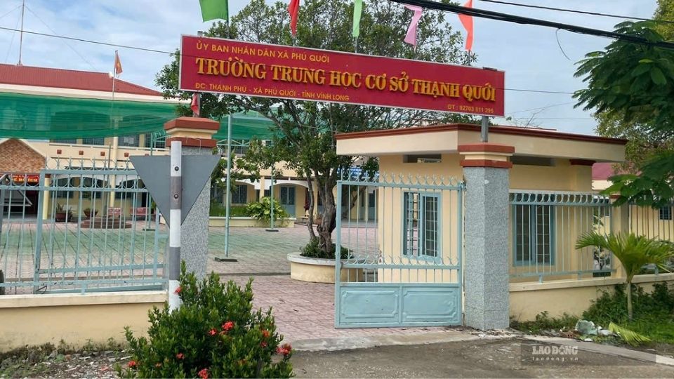 Vinh Long plans to reduce 672 public education units, from 1,256 facilities to 584 facilities. Photo: Hoang Loc