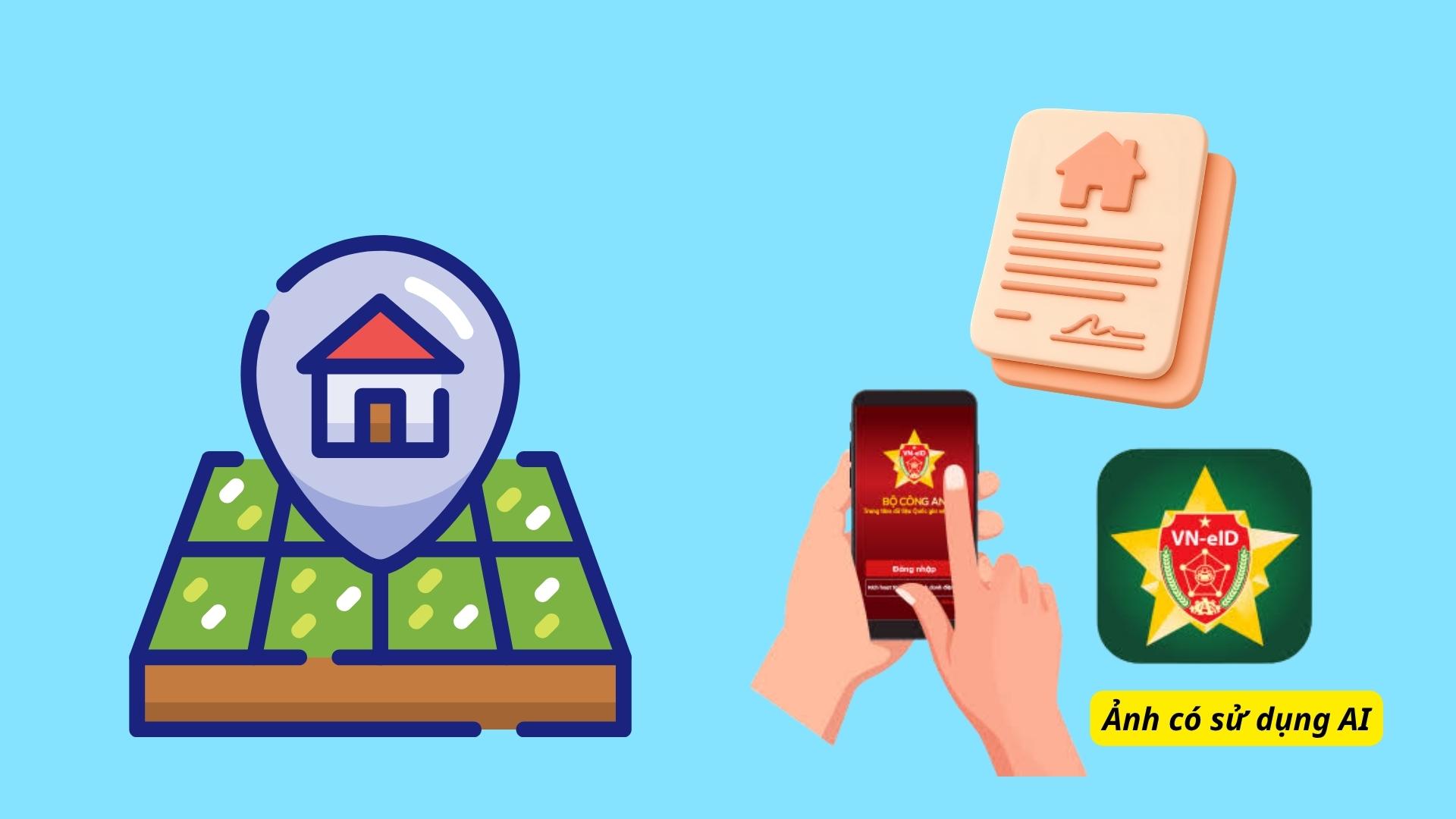 With VNeID level 2, people are exempt from red book application appraisal fees. Graphics: AI