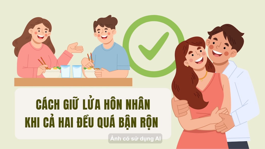 둘 다 너무 바쁠 때 결혼 생활의 불꽃을 유지하는 방법