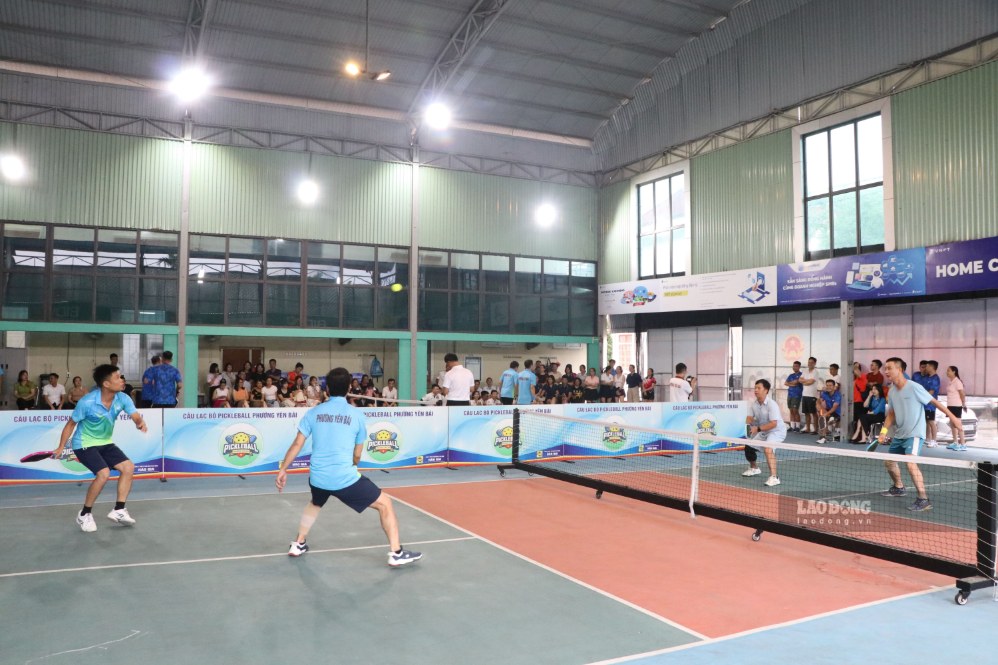 Sôi nổi Giải Pickleball Công đoàn phường Yên Bái năm 2026