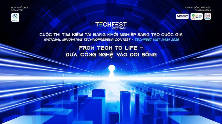 TECHFEST 2026の競技チームは、創造性、実際の問題解決能力、技術開発ビジョンなどに基づいて評価されます... 写真:主催者