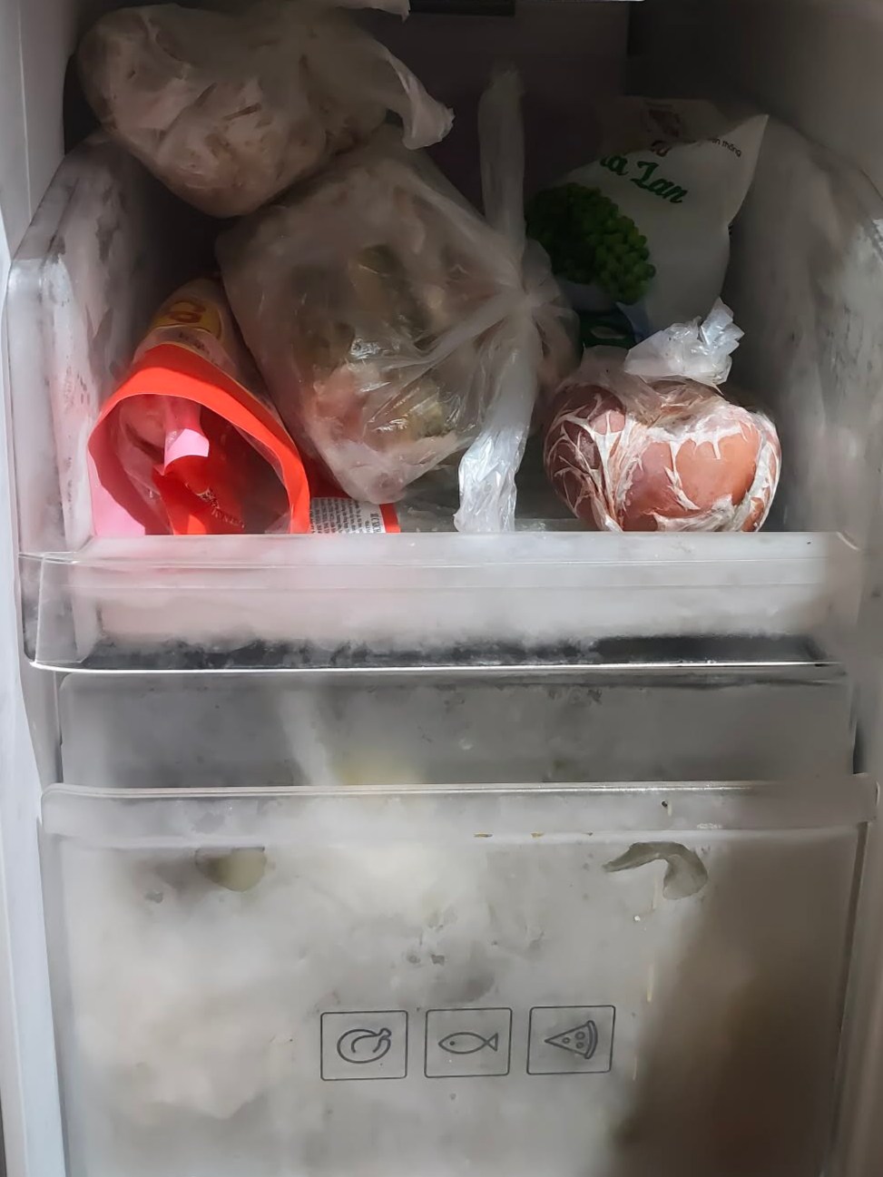 Sau khi mất điện, để giữ hơi lạnh, không nên mở tủ lạnh liên tục. Ảnh: Tô Công