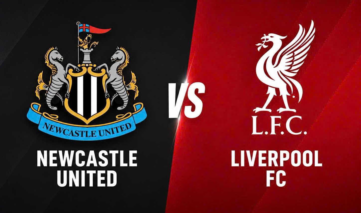 Newcastle vs Liverpool Premier League score prediction. Graphics: Van An