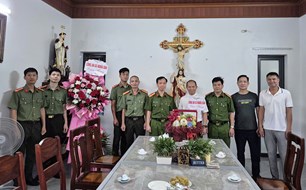 Công an xã Nghĩa Dân phát huy mô hình Giáo xứ bình yên