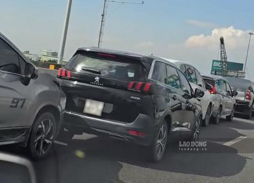 Hiện trường vụ tai nạn liên hoàn giữa 7 ôtô tông trên cao tốc TPHCM - Trung Lương. Ảnh: Huỳnh Du