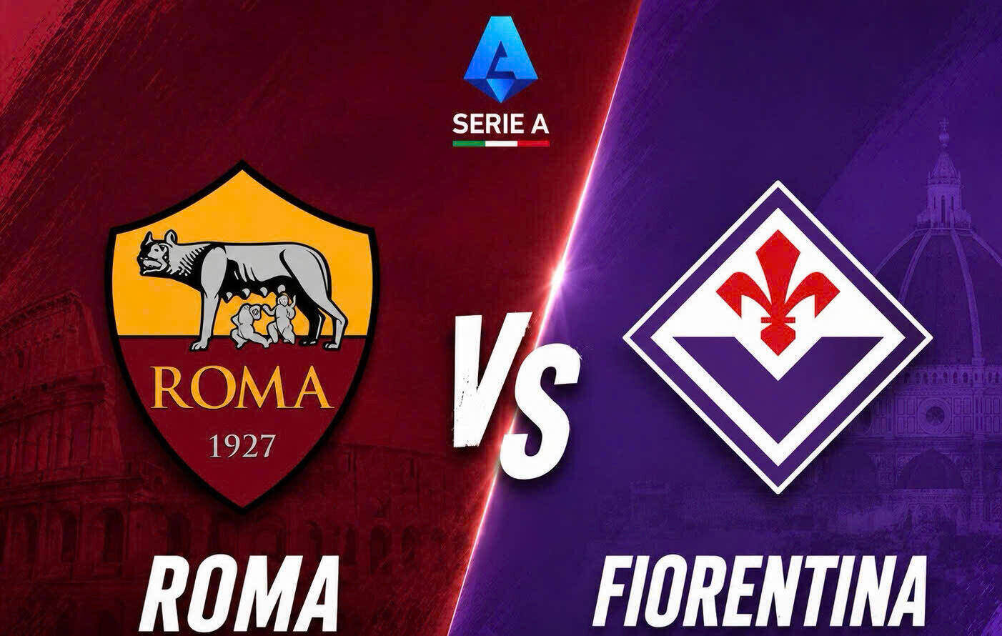 Roma vs Fiorentina football prediction in Serie A. Graphics: Dieu Anh