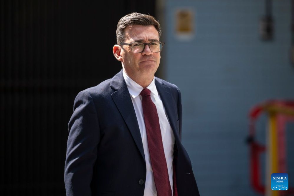 New British Prime Minister Andy Burnham. Photo: Xinhua