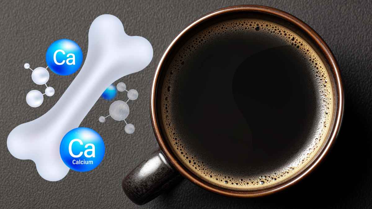 Coffee should be used in moderation, limiting sugar and additives to be good for calcium and bones. Graphics: Ha May/Source Canva