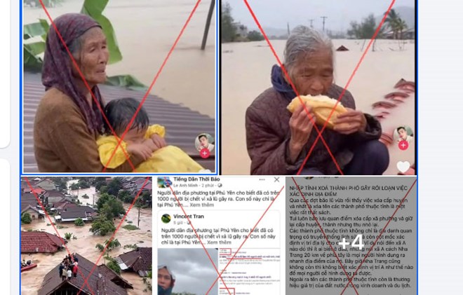 Fake news, untrue news causing consequences or at risk of causing particularly serious consequences include information that has a large-scale negative impact on national security, national defense, foreign affairs, order, and social safety. Photo: Ministry of Public Security