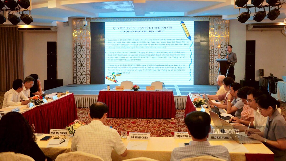 Cục Báo chí thông tin về các điểm mới của Luật Báo chí 2025. Ảnh: Mai Dung