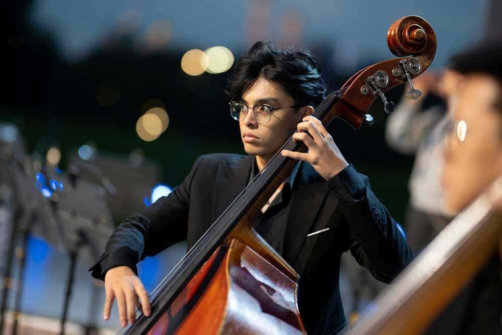 La Orquesta de Cámara Juvenil del Conservatorio de Ciudad Ho Chi Minh impresiona con una gira por Rusia. Foto: Comité Organizador