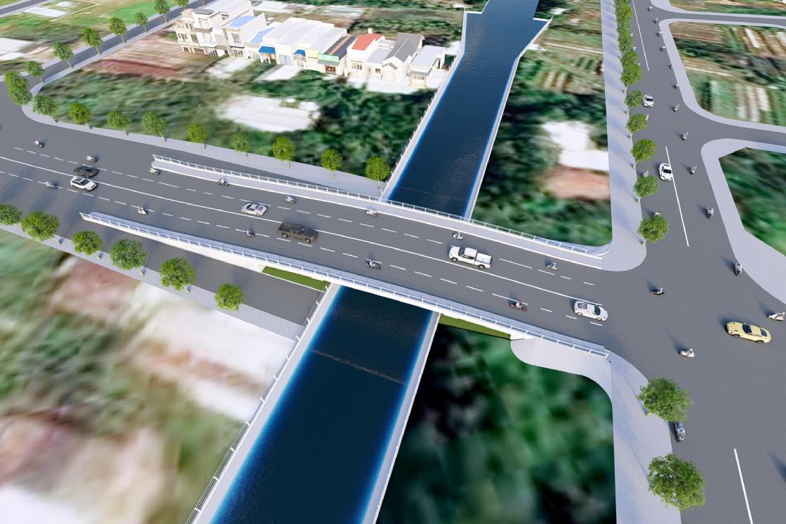 Project perspective. Photo: Can Tho City Traffic and Agricultural Construction Investment Project Management Board