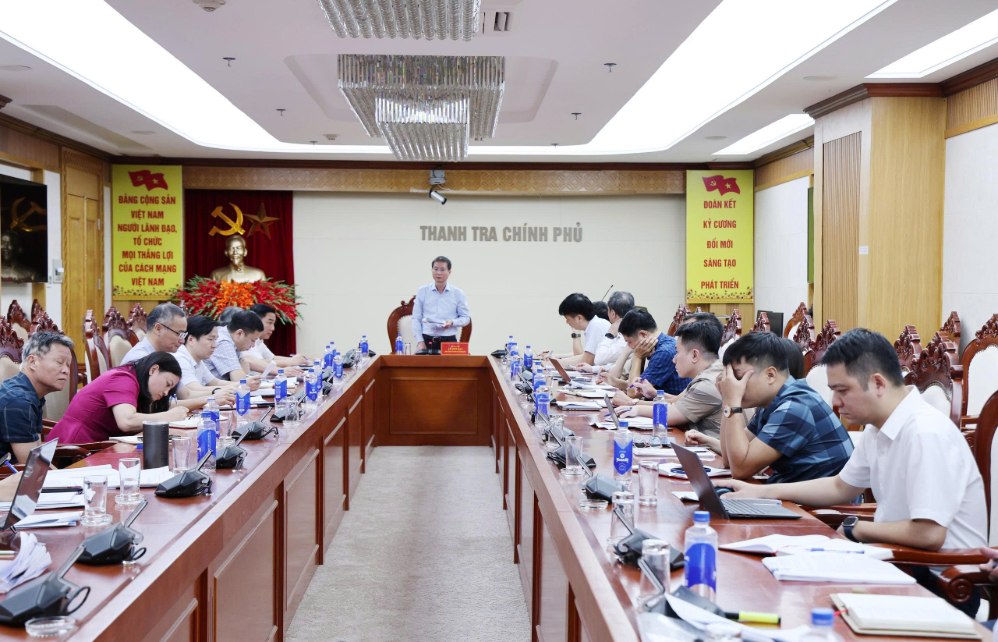 Meeting of the Government Inspectorate on deploying a number of tasks related to inspection activities on money laundering prevention and control. Photo: Government Inspectorate