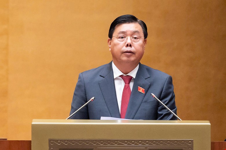 Ủy viên Trung ương Đảng, Bộ trưởng Bộ Nội vụ Nguyễn Tiến Hải. Ảnh: Quochoi.vn
