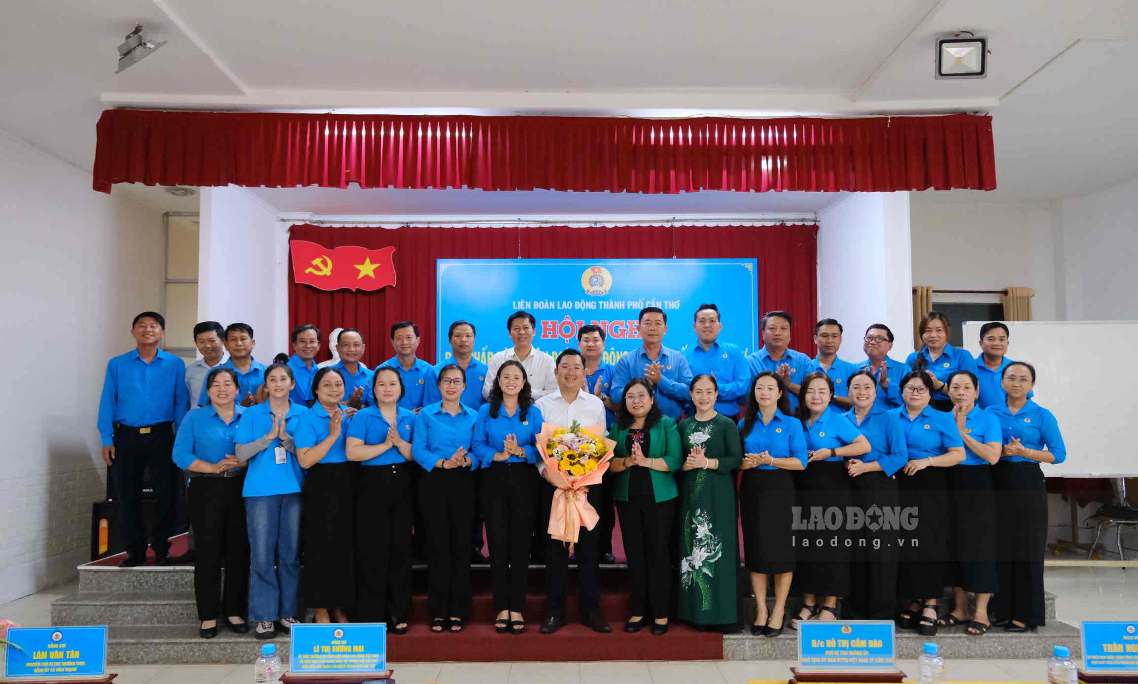 Mr. Lam Van Tan was elected as Vice Chairman of the Can Tho City Labor Federation. Photo: My Ly