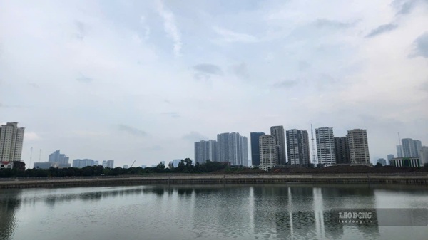 Hanoi is implementing 12 drainage projects according to the plan. Photo: Minh Hanh