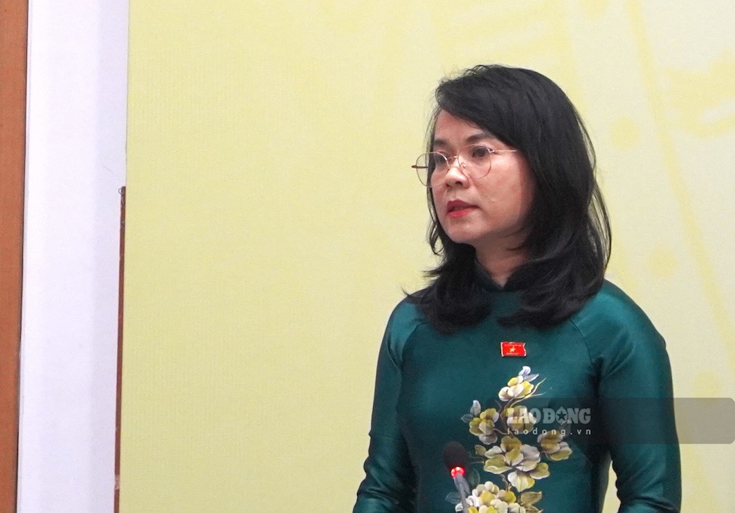 Member who is a full-time NA Deputy in the Economic and Finance Committee of the National Assembly Pham Thi Hong Yen. Photo: Tuong Van