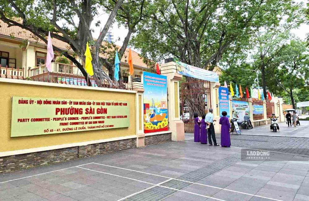 Phường Sài Gòn không đạt chuẩn về diện tích nhưng đề xuất giữ nguyên hiện trạng, không sắp xếp. Ảnh: Minh Quân