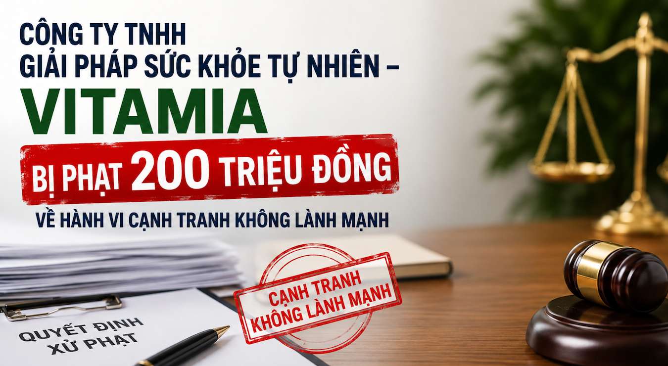 Vitamia Natural Health Solutions Co., Ltd. was fined for unfair competition. Photo: AI