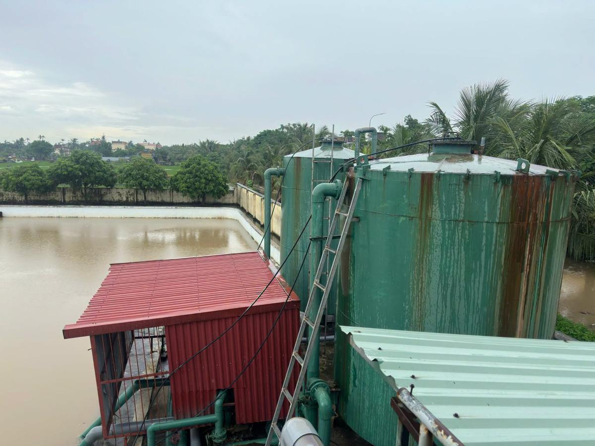Nhà máy nước Kiến Thiết dự kiến cấp nước trở lại từ 25.8. Ảnh: Xã Tân Minh, Hải Phòng