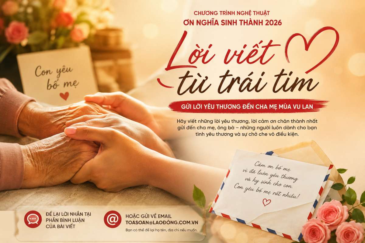 Envoyer un mot d'amour à ses parents pendant la saison de Vu Lan - parfois, la chose la plus simple est le cadeau le plus significatif. Graphique: AI