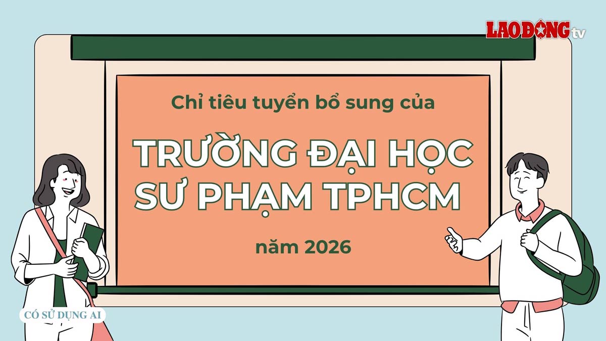 Supplementary enrollment target of Ho Chi Minh City University of Education in 2026