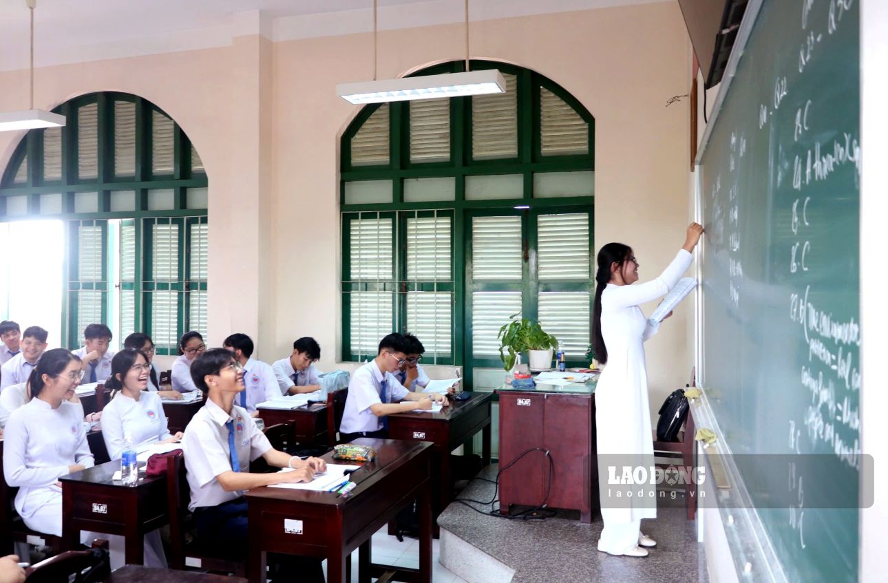 After rearranging the education network, Dong Thap province reduced 700 educational institutions. Photo: Thanh Mai